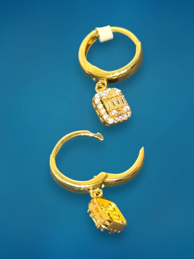 Sallantılı Baget Küpe - 2